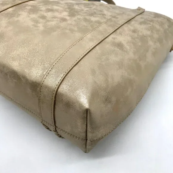 Style & Co Metallic Whipstitch Tote Bag - Picture 7 of 11